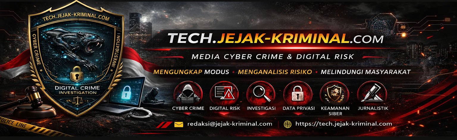 Tech Jejak Kriminal – Media Cyber Crime, Keamanan Digital dan Investigasi Teknologi di Indonesia