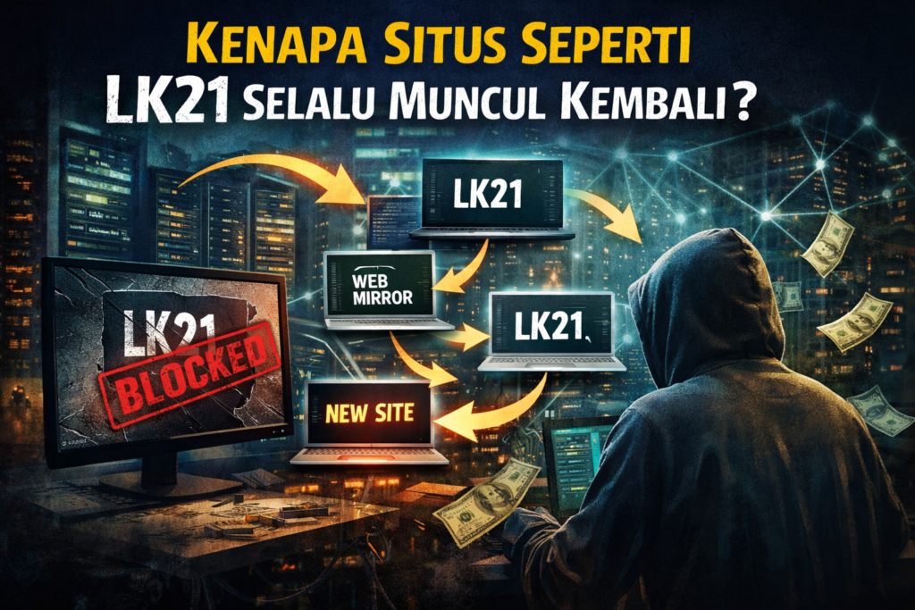 Berita cyber crime: Modus Situs Film Ilegal: Cara LK21 dan Jaringannya Menyembunyikan Jejak Digital